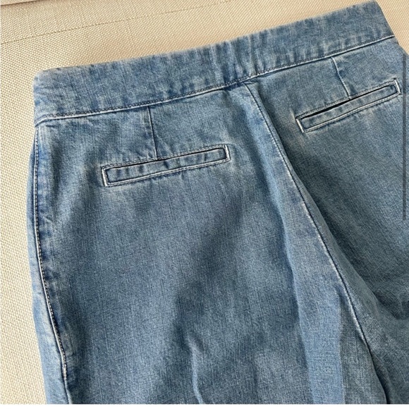 Sezane Martin Trousers Chambray size 6 - Picture 5 of 11